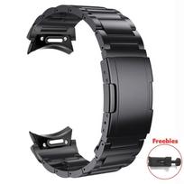 Verslo apyrankė, skirta Samsung Galaxy Watch7 6 4 Classic 43 47mm 42 46mm Be tarpų išlenkto galo titano dirželis, skirtas watch5 pro 45mm 40mm 44mm Galaxy watch 6 44mm juoda