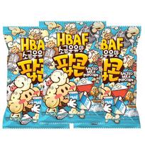 HBAF Keptos kukurūzų spragėsės 17 skonių, 80g (18 Parinktys) Salted Milk x 3PCS white