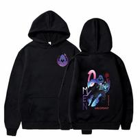 Omen VALORANT Gobtuvai Streetwear Vyriškas Džemperis Moteriški Žieminiai Drabužiai Hip Hop Laisvalaikio Žaidimo Kostiumas Megztiniai Unisex Šiltas Viršus S juoda