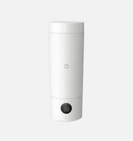 „Xiaomi Mijia“ nešiojamas elektrinis šildymo puodelis 2 temperatūros LED termosas 316 nerūdijančio plieno virimo puodelis kelioninei kavai white
