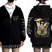 Melanie Martinez Portals Tour Zipper Hoodies S white