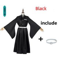 Demonų žudiko Tanjiro Nezuko Giyu Zenitsu Agatsuma Shinobu Cosplay kostiumo apranga 160cm black