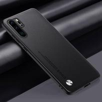 Prabangus PU odinis dėklas Huawei P30 Pro galiniam dangteliui, matinis silikoninis pilnos apsaugos telefono dėklas Huawei P30 P30Pro Coque For Huawei P30 Pro juoda