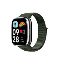 Dirželis Redmi Watch 3 Active nailon priedai Smart Watch Keičiamas diržas Apyrankė kvėpuojanti sportinė apyrankė Redmi Watch 3 Active armijos žalia spalva