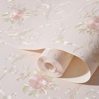 Lipnios Šiltos Mergaitės Miegamojo Tapetai Sienų Dekoro Lipdukai 3D Sienos Lipdukas Kambario Fonas Lipnus Sieninis Popierius Namų Dekoras 1meter(width53cm) white