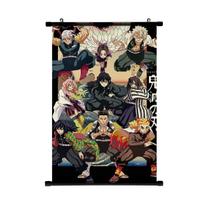 Demon Slayer Plakatas Kimetsu No Yaiba Nezuko Kabantis Paveikslas Sieninis Ritininis Plakatas Anime Kamado Tanjirou Paveikslas Namų Dekoras 30*45cm žalia