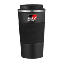 Nerūdijančio plieno GR Gazoo Racing emblema Kavos termosas Termokubilas Toyota Rav4 Corolla Camry Aqua Yaris Cross Auris black-GR black