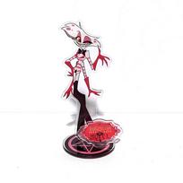 Anime Figūrėlė Akrilinis Stovas Modelio Plokštelė Alastor Fizzarolli Angelas Stalo Dekoracija Stovintis Ženklas Žaidimų Gerbėjų Dovana Ornamentai Stovas Modelis 15 cm