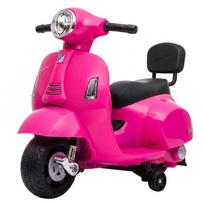 Elektrinis vaikiškas motociklas Mini Vespa GTS su ličio akumuliatoriumi, rožinis, 66,5 × 38 × 52 cm