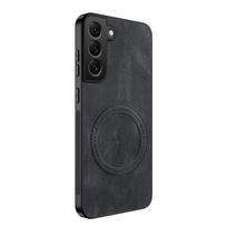 Odinis išskirtinis dėklas telefonui Samsung Galaxy S25 Plus S24 S23 S22 S21 FE Magnetinis silikoninis buferis Atsparus smūgiams dangtelis S24 Ultra Galaxy S24 juoda