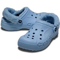 Crocs Baya su pamušalu ir pūkuotu dirželiu klumpės M6W8 white