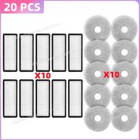 Tinka ( Roborock QR 798 / QR 598 / QV 35A / QV 35S / Qrevo L ) Dalys Pagrindinis šoninis šepetėlis Filtras Mop maišelis QR798 QR598 QV35A QV35S