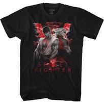 90s Street Fighter Classic Retro Retro Karate Unisex's Short Sleeve T-shirt Popular Unisex's and Unisex's Cotton T-shirt Four Seasons 3XL gray
