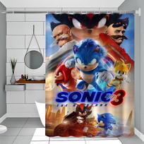Sonicas Ežys Baltas Dušo Užuolaida, Vonios Kambario Dekoratyvinė Dušo Užuolaida, Vandeniui Atspari Dušo Užuolaida Su Kabliukais 90x180 cm brown