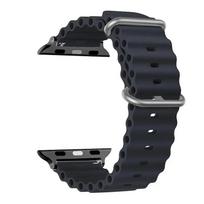 Dirželis Apple watch ultra 3 juosta 49mm 44mm 45mm 46MM 41mm 40mm 38mm 1:1 Originalus Ocean dirželis iWatch serijoms 11 10 9 8 7 se 42mm 44mm 45mm 49mm black