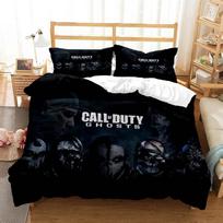 3D Game Call of Duty Gamer HD printed bedding Queen bedding set  Customized King size bedding set Soft and comfortable AU Single 140x210cm