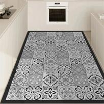 Virtuvinis takelis Ilgas neslystantis guminis virtuvės minkštas kilimėlis - Amortizuojanti komforto kilimėlis virtuvei, koridoriui, namų dekoravimui 40X120CM(1.3X3.9FT gray