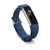 Sportinės juostelės Apyrankės Sportinės juostelės Pakeitimas Fitbit Alta Hr Pakeitimo laikrodžio juosta Twill dark blue #1 black