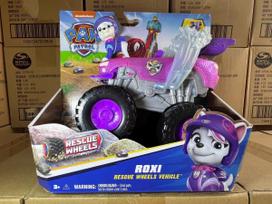100% Originalus Rescue Wheels Chase Marshall Rocky Roxi Skye Boomer Zuma Rubble Transporto priemonės žaislas su kolekcionuojama veiksmo figūrėle purple