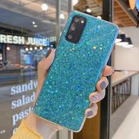 Prabangus blizgučių dėklas Samsung Galaxy A52 A12 A72 A51 A71 A50 A41 S21 Ultra 5G S20 FE S10 Plus A 70 minkšto silikono dangtelis For S20 FE