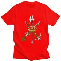 Individualūs Ispanijos Legiono Marškinėliai Vyrams 100% Medvilnė T-shirt Viršūnės Ispanijos Armija Karinis T-shirt Trumpomis Rankovėmis Madingas T-shirt Drabužiai XL brown