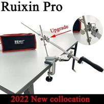 RUIXIN Pro Metalinės medžiagos peilių galąstuvas Galandimo sistema su akmenimis Šlifuoklis Deimantinis galandimo akmuo Fiksuoto kampo Apex rinkinys sharpeners gray