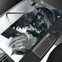 Metal Gear Solid Mouse Pad Edge Big Gaming Locking Computer Gamer Large Rubber Art Mousepad Laptop Desk Manga Mat 600x300x2mm
