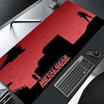 Metal Gear Solid Mouse Pad Edge Big Gaming Locking Computer Gamer Large Rubber Art Mousepad Laptop Desk Manga Mat 700x300x2mm
