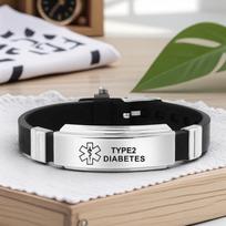 Nerūdijančio plieno medicininio pavojaus apyrankė, avarinio identifikavimo papuošalas, skirtas diabetu, epilepsija, Alzheimeriu sergantiems žmonėms, 15 stilingų dizainų black