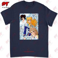 Lady Oscar Cartone Anni 80 Tshirt VFZU M gray