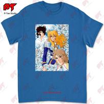 Lady Oscar Cartone Anni 80 Tshirt VFZU S gray