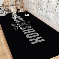 R-Rock-Shox Kalnų Dviračių Koridoriaus Kilimas INS Stiliaus Minkštas Miegamojo Grindų Namų Skalbimo Kambario Kilimėlis Neslystantis Lovos Šoninis Kilimas 80x120cm