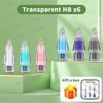 Pencil Tips For Apple Pencil Pro 1st 2nd 3rd Gen Double Layer 2B & HB & Thin Tip For Apple Pencil Nib, Enough For 4 Years of Use