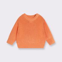 Mylimas ir teisingas apvalios apykaklės megztas megztinis berniukams ir mergaitėms - Ruduo/Žiema 120cm (35-40 lbs) orange