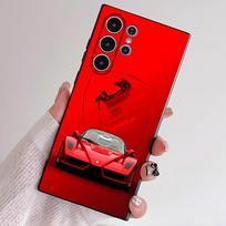 Klasikinis F-FerRAri telefono dėklas Samsung S serijai S21 S22 S23 S24 S25 FE Plus Ultra TPU minkštas, odai draugiškas dėklas samsungS24