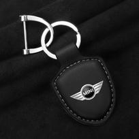Odinis automobilio raktų pakabukas Skydo stiliaus raktų laikiklis Pakabukas Mini Cooper JCW R50 R52 R53 R55 R56 F54 F55 F56 F60 CLUBMAN COUNTRYMAN black