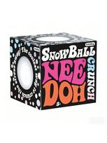 Schylling NeeDoh Nice Cube Super Squeeze Fidget žaislas, permatomas raudonas kubas streso malšinimui, žaislas be BPA vaikams ir suaugusiems pink