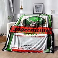 3D Classic J-Jaegermeister Logotipo Spausdinta Antklodė Namų Sofos Lovo Šilta Svetainės Miegamojo Nešiojama Šilta Lovos Užtiesalas Dovanų Antklodė 100x150cm