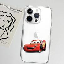 Automobiliai L-Žaibas M-Makvynas Telefono dėklas Minkštas skaidrus dėklas IPhone 17 16 15 14 13 12 11 Pro Max Mini Plus Atsparus smūgiams dangtelis iphone11ProMax