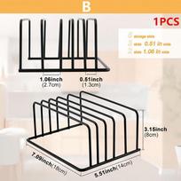 Neslystančios kojelės Organizatorius Kepimo skardos laikiklis Virtuvės puodų organizatorius Su pjaustymo lentelės laikikliu Kepimo skardų laikymo vietos tvarkymui white