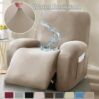Atsparus vandeniui sofos užvalkalas Vienspalvis Tamprus Atsipalaidavimui Fotelio užvalkalas Elastingas Visiškai apimantis Atsilenkiamos sofos apsauga 1/2/3 vietų 1pc Single seat gray