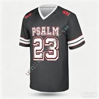 Psalmės 23 Marškinėliai Jėzus Krikščioniškas Biblijos Eilutė Futbolo Marškinėliai Madingi Atsitiktiniai Gatvės Viršus Vasariniai Vyriški ir Moteriški T-shirt L black