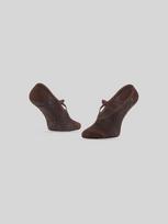 4F Jogos kojinės su neslystančiais elementais moterims - rudos 35-38