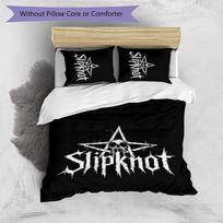 Slipknot Printed 3PCS Bedding Set Soft Breathable Duvet Cover Pillowcases Set Washable Bedroom Decor Home Gift 135cm*200cm
