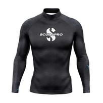 SCUBAPRO Vyriškas kostiumas nardymui ir banglenčių sportui su ilgomis rankovėmis, UPF 50+ - Apsauga nuo saulės ir medūzų 6 Extra Large black