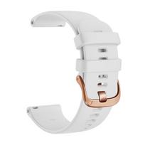 Silikoninė 18 mm laikrodžio apyrankė, skirta Garmin VENU 2S/Vivomove Vivoactive 3S 4S/Forerunner 255S 265S, keičiama apyrankė Vivoactive 3S 4S balta
