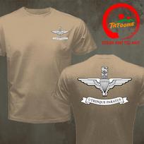 Britų armijos Para marškinėliai JK kariniai Armijos parašiutininkų pulko logotipas Unisex parašiutininko parašiutu leidžiamo t-shirt Unisex dideli dydžiai S6XL marškinėliai 3XL gray