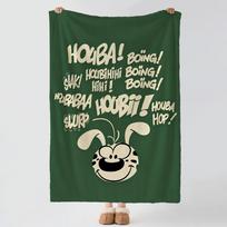 animacinis M-Marsupilami-i Mesti Storas Komfortas Flanelinis Antklodė, Daugiafunkcis Naudojimas Patalpoje Lauke Kasdienis Pietų Metu Size: 75*100cm, Weight: 320 GSM yellow