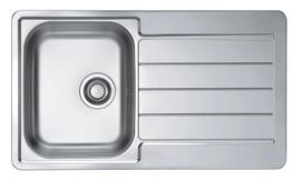 Virtuvinė plautuvė Alveus Line Max, nerūdijantysis plienas, 86 cm x 50 cm x 19 cm, satino sp.