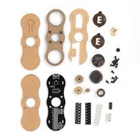 MCU Electronic DIY Kit Acrylic Shell Fingertip Gyro with Cool and Varied LED Light Effects